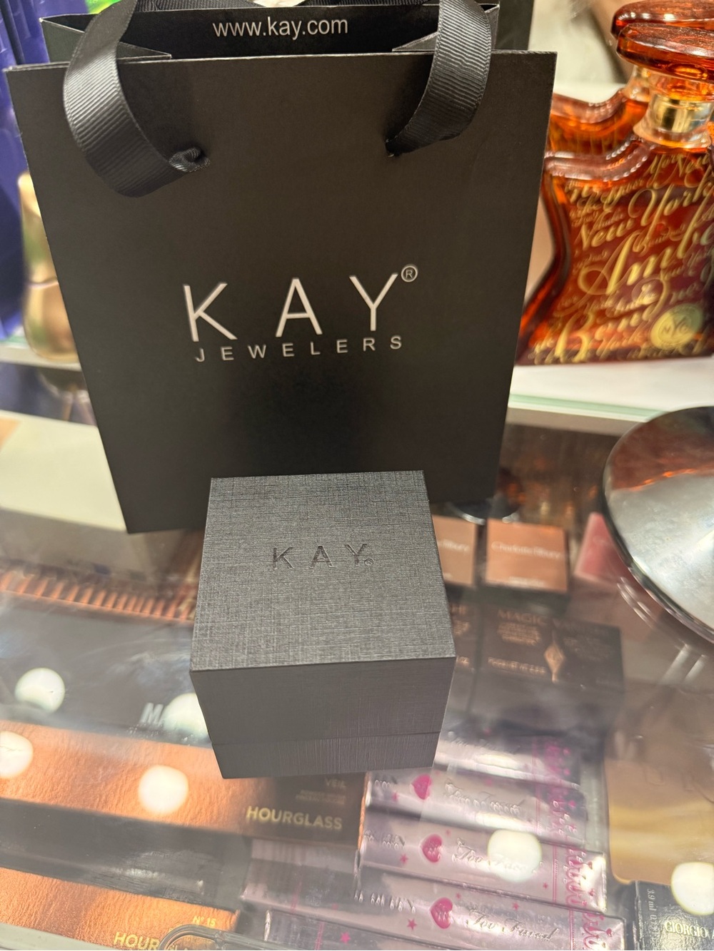Kay Jewelers Black Ring Gift Box